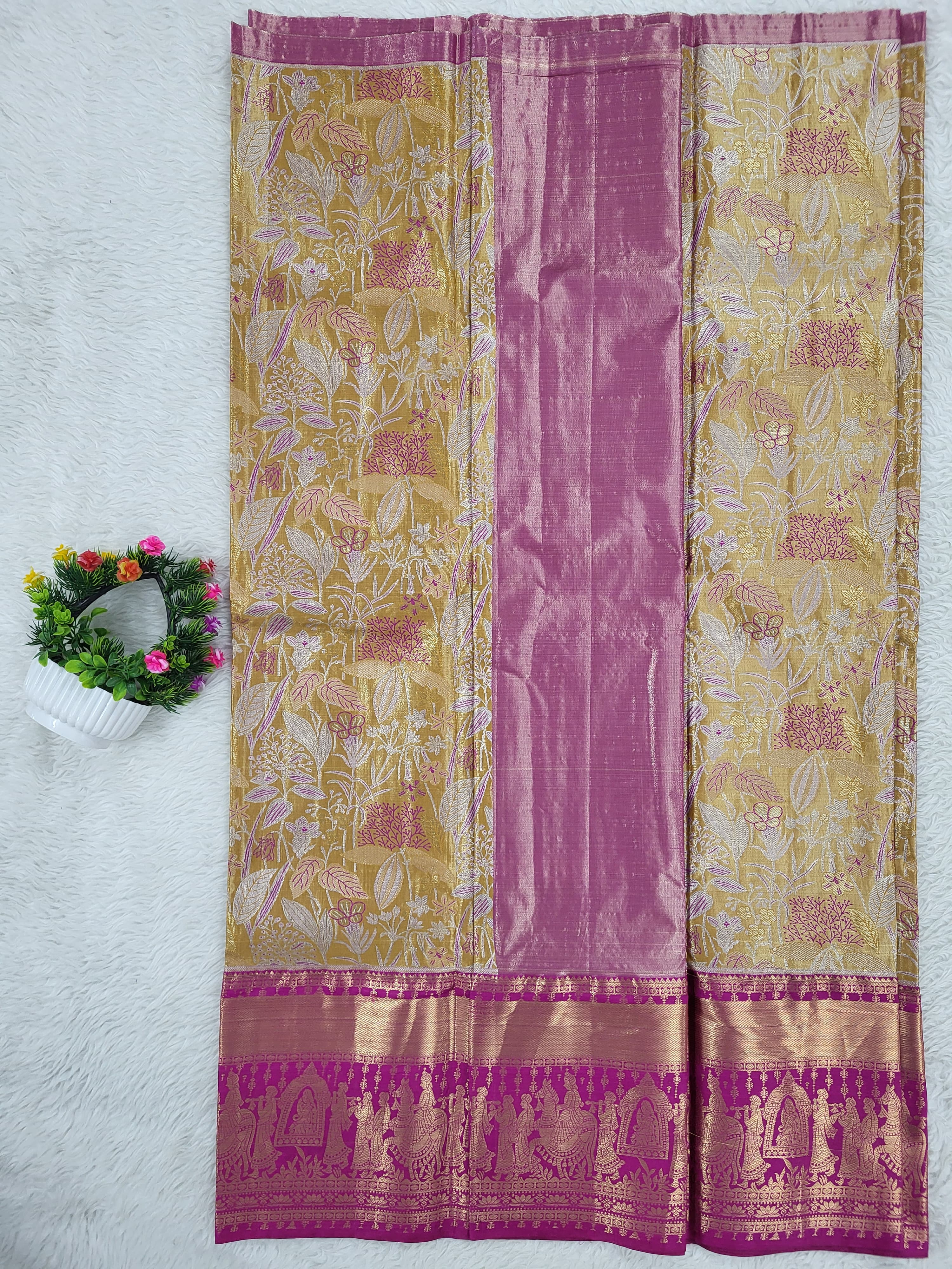 (10+ Year) Lehenga – Unstitched (Blouse + Material)