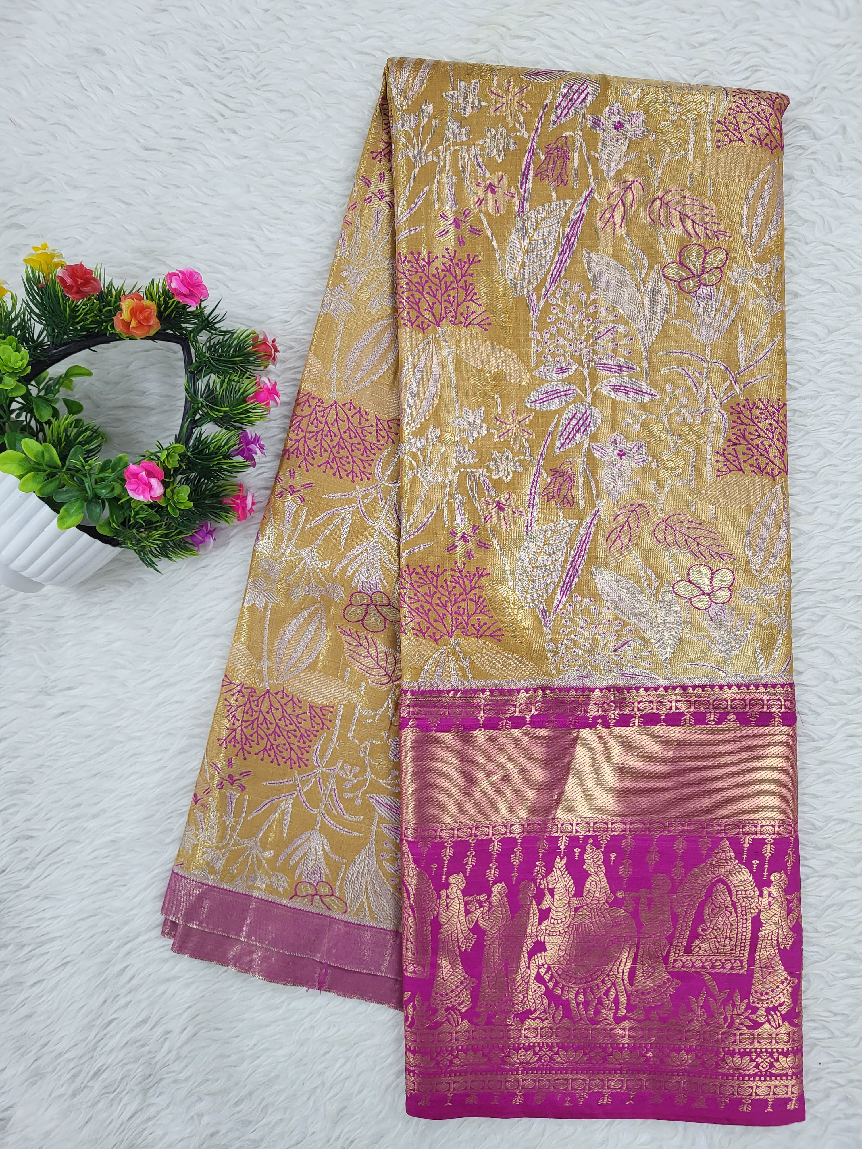 (10+ Year) Lehenga – Unstitched (Blouse + Material)