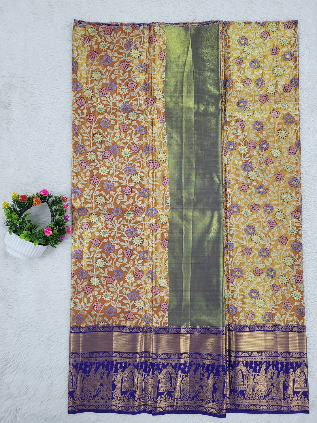 (10+ Year) Lehenga – Unstitched (Blouse + Material)
