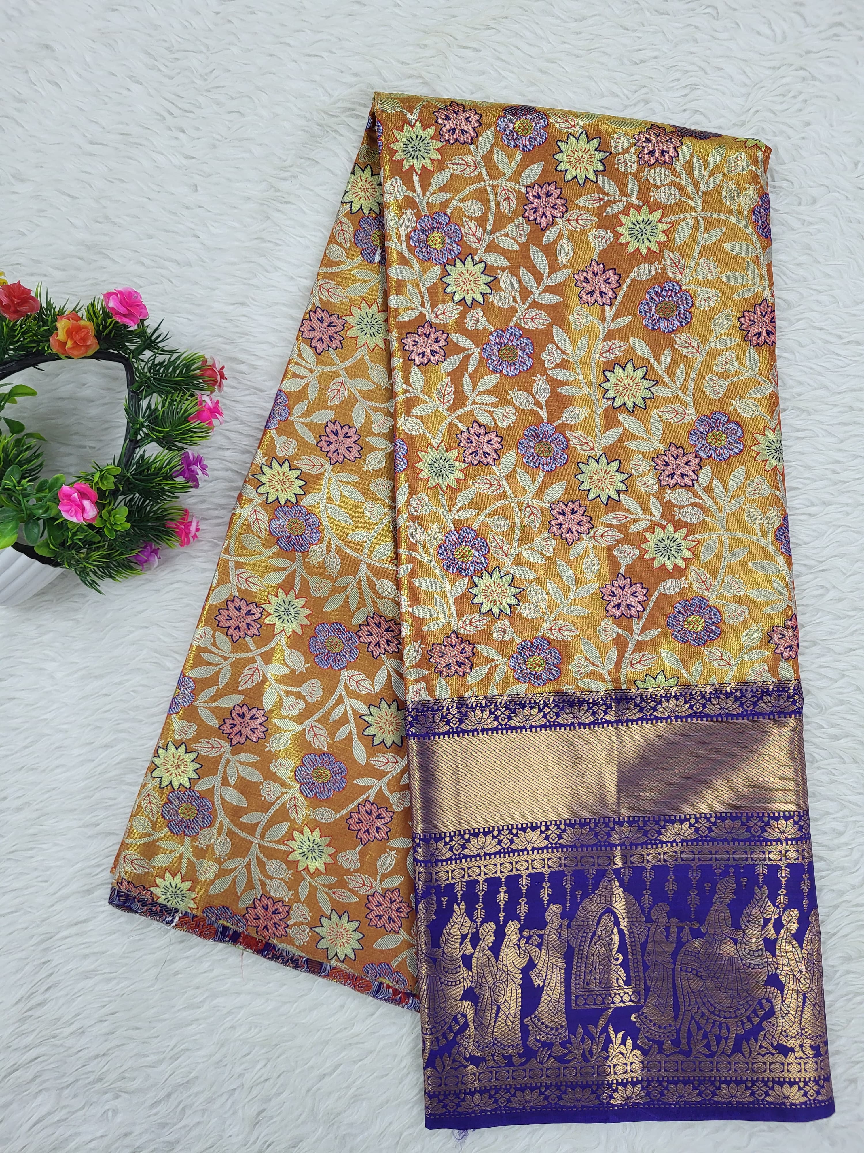 (10+ Year) Lehenga – Unstitched (Blouse + Material)