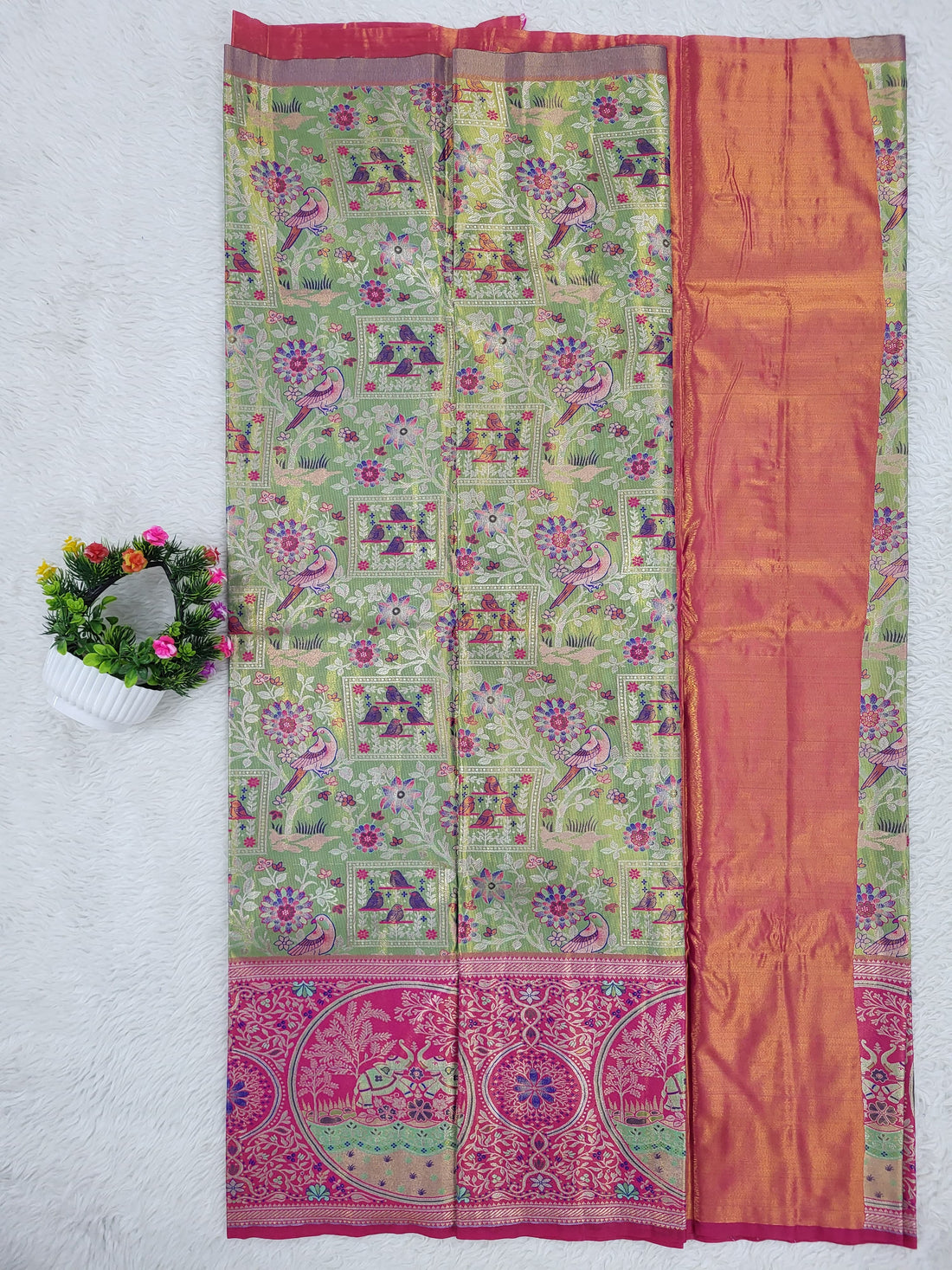 (10+ Year) Lehenga – Unstitched (Blouse + Material)