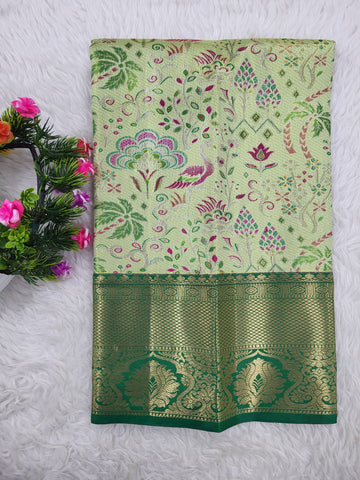 (0–1 Year) Lehenga – Unstitched (Blouse + Material)
