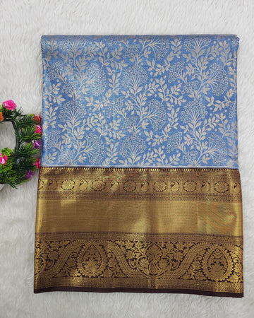 Semi kanchipattu Tissue Saree