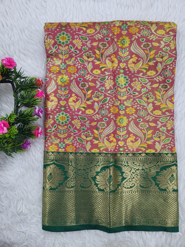 (0–1 Year) Lehenga – Unstitched (Blouse + Material)