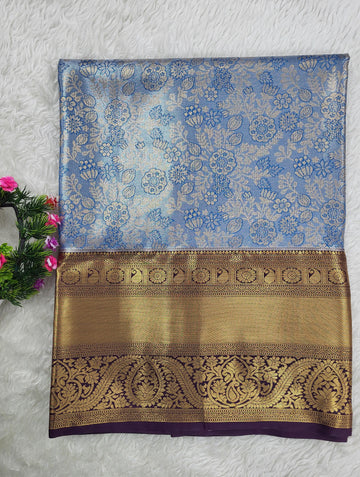 Semi kanchipattu Tissue Saree