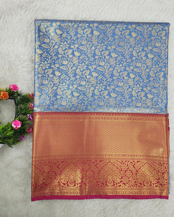 Semi kanchipattu Tissue Saree