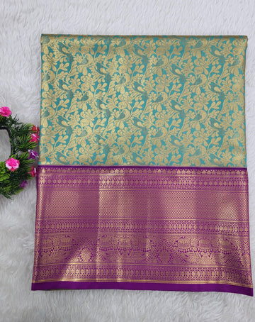 Semi kanchipattu Tissue Saree