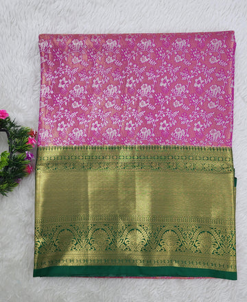 Semi kanchipattu Tissue Saree