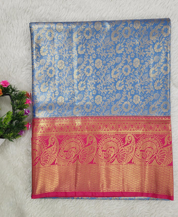 Semi kanchipattu Tissue Saree