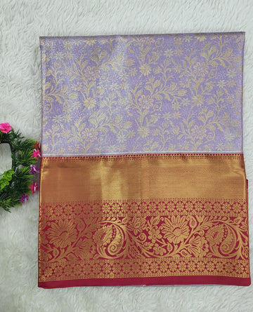 Semi kanchipattu Tissue Saree