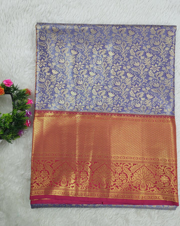 Semi kanchipattu Tissue Saree