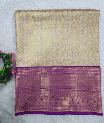Semi kanchipattu Tissue Saree