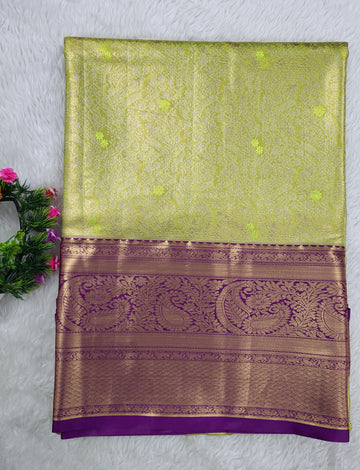 Semi kanchipattu Tissue Saree