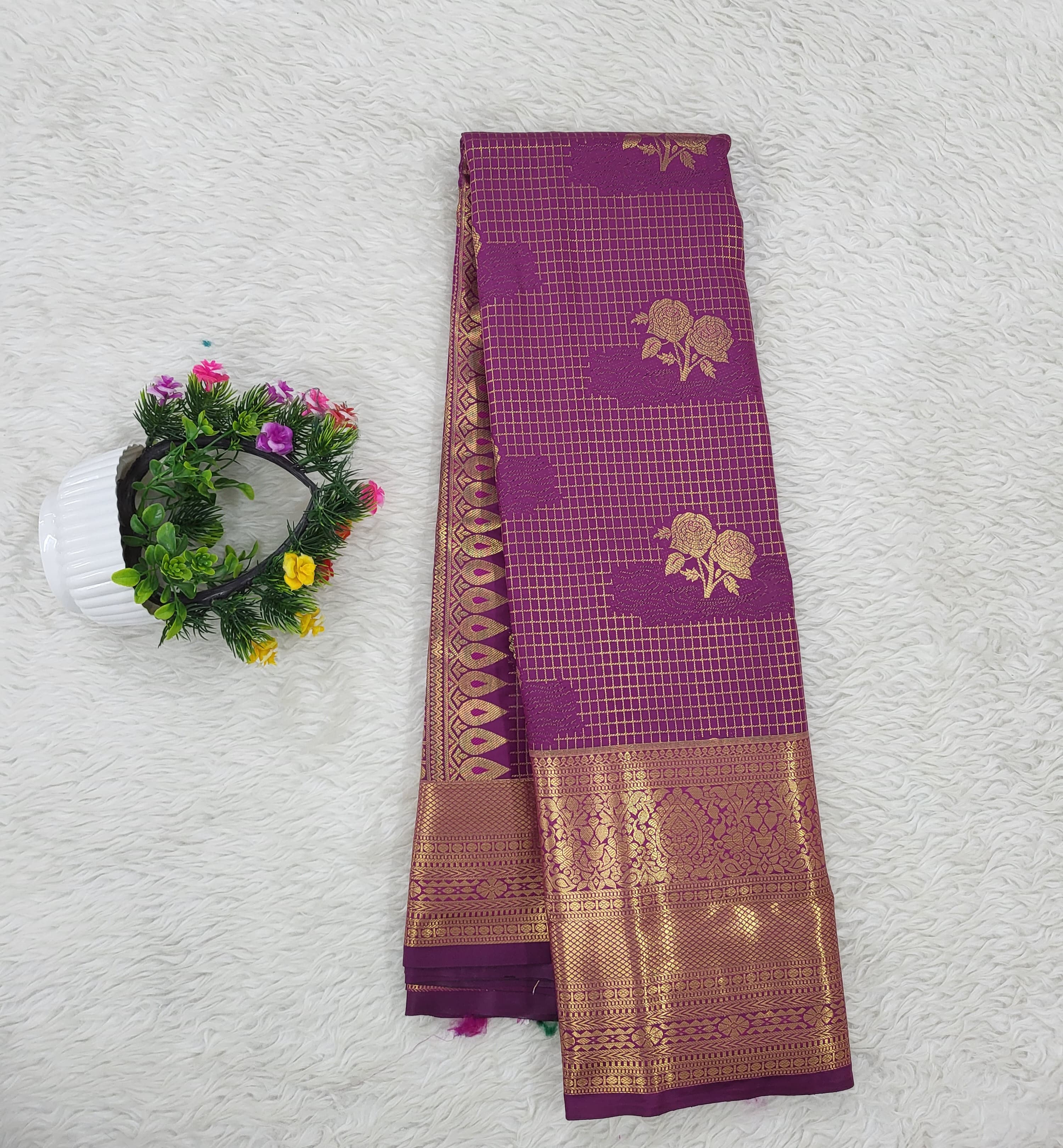 Semi kanchipattu Saree