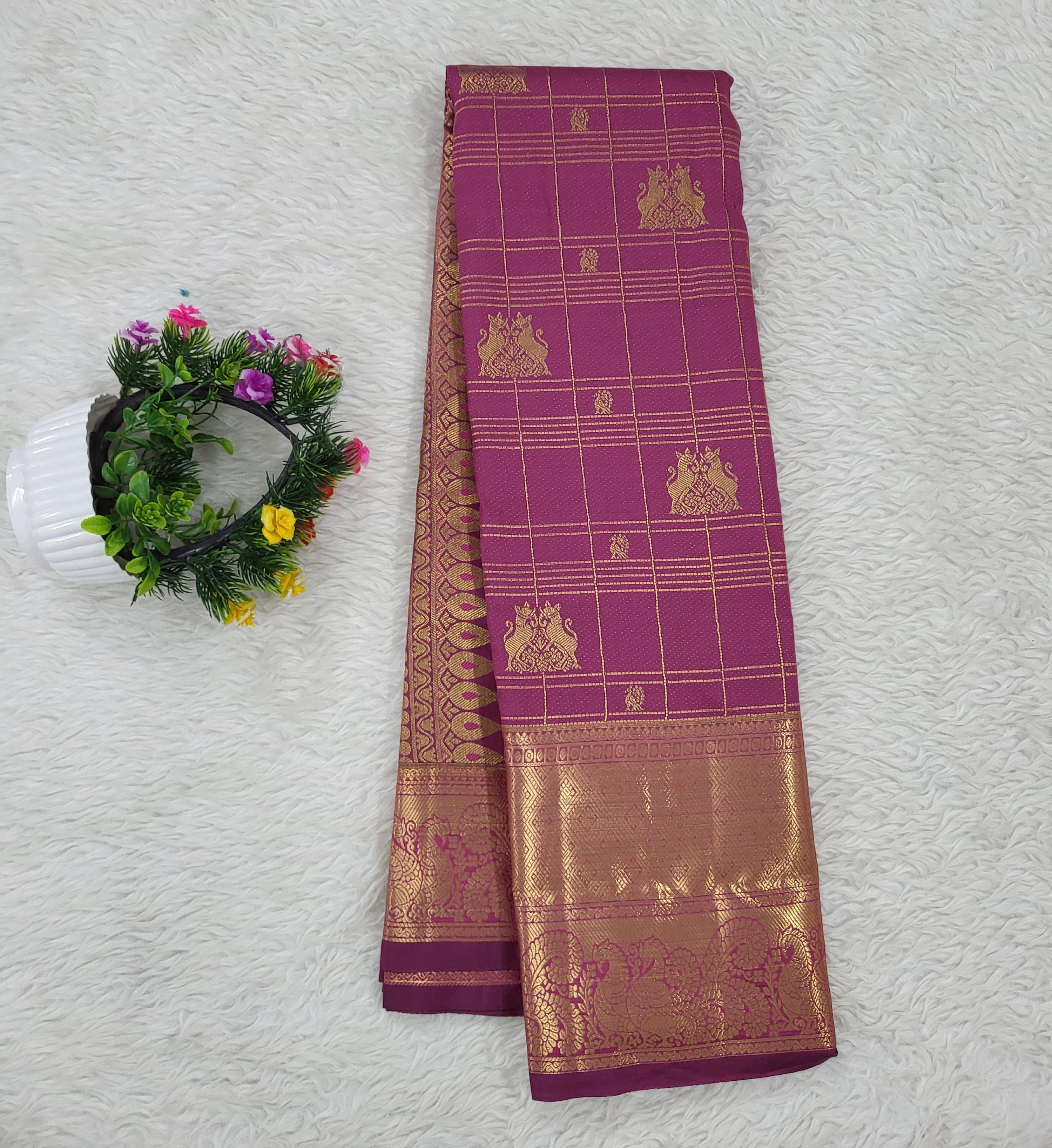 Semi kanchipattu Saree