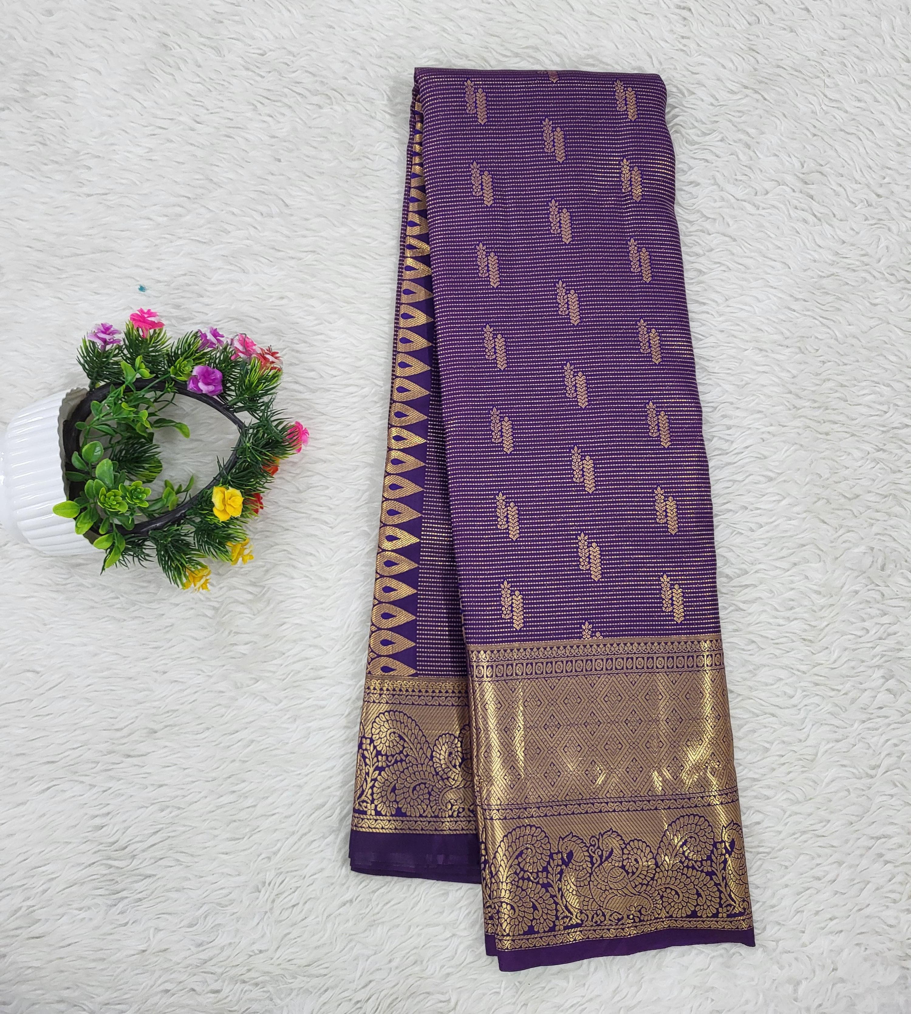 Semi Kanchipattu Saree