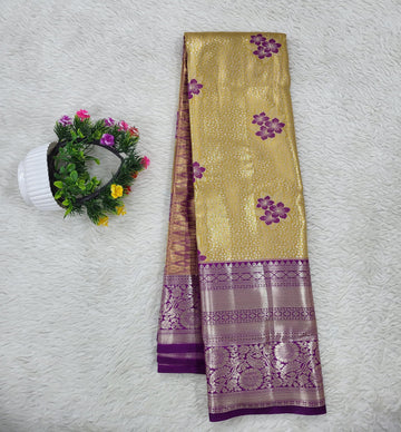 Semi kanchipattu Tissue Saree