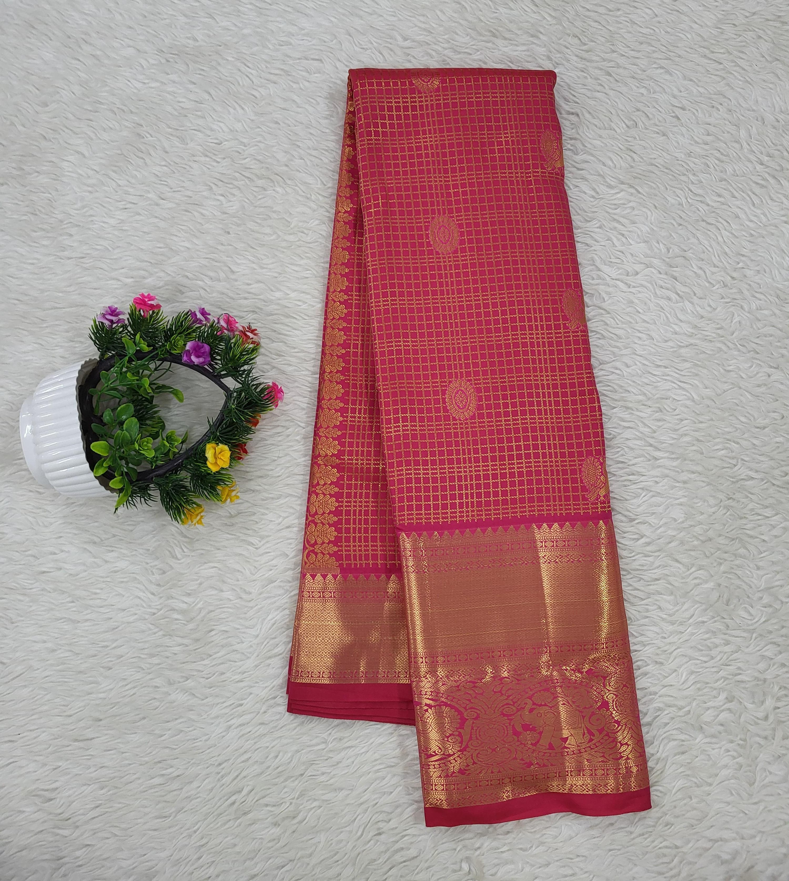 Semi kanchipattu Saree