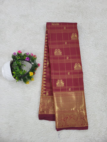 Semi kanchipattu Saree