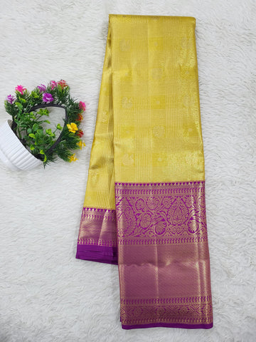Semi kanchipattu Tissue Saree