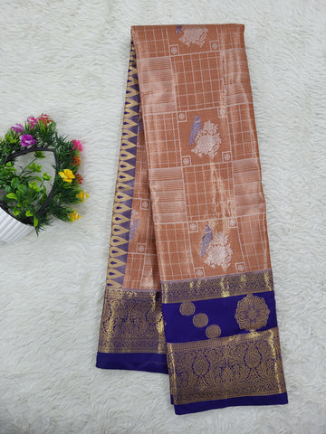Semi kanchipattu Tissue Saree