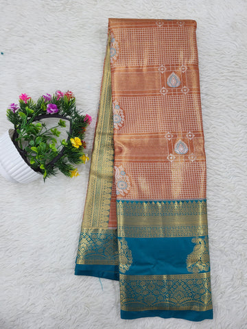 Semi kanchipattu Tissue Saree