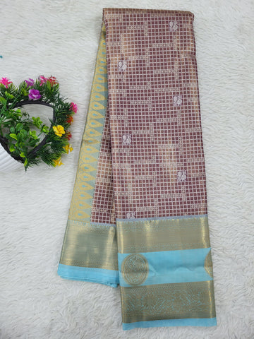 Semi Kanchipattu Tissue Saree