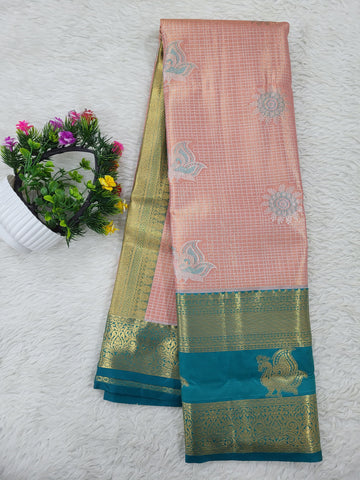 Semi Kanchipattu Tissue Saree