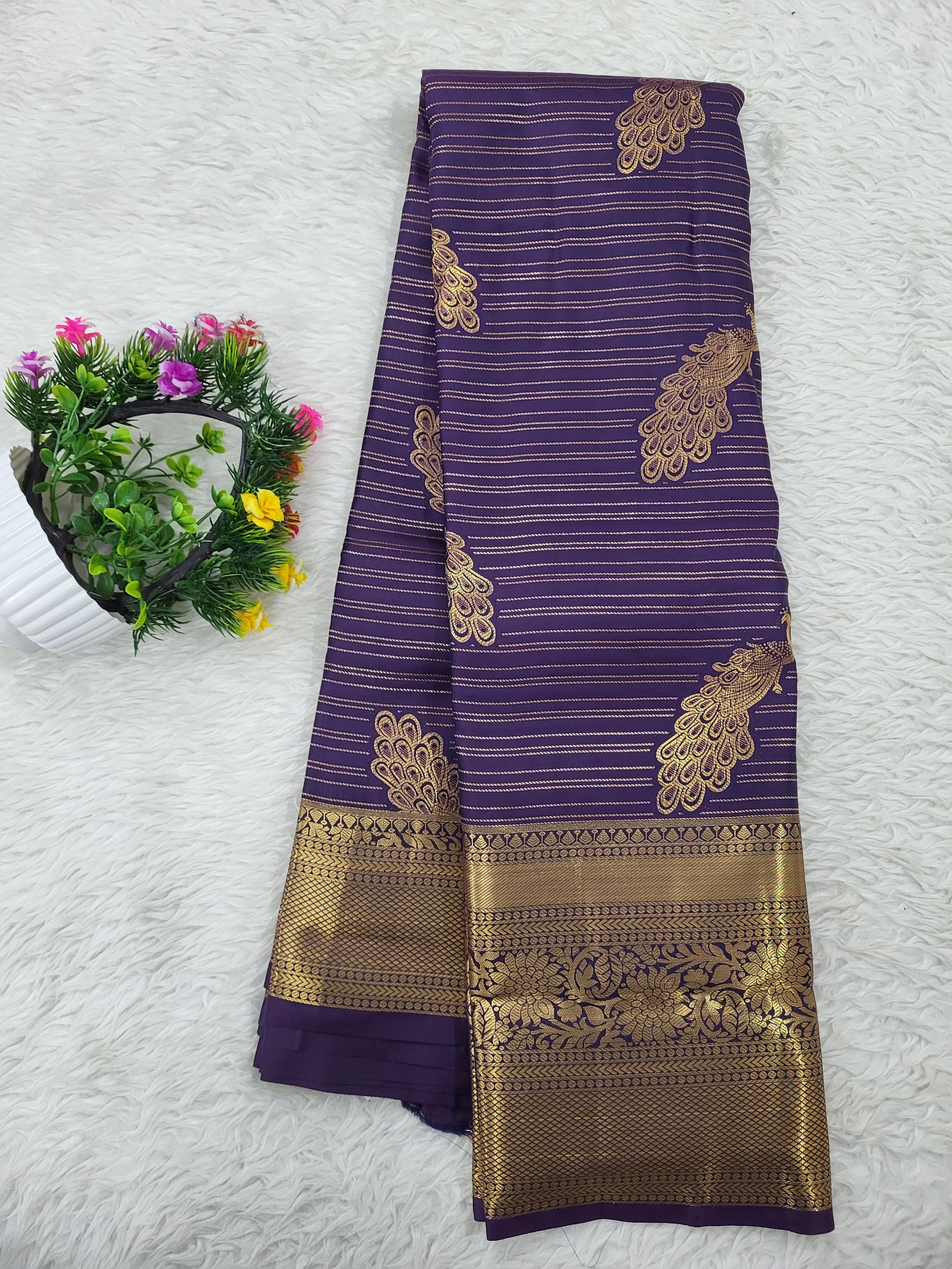 Semi Kanchipattu Saree