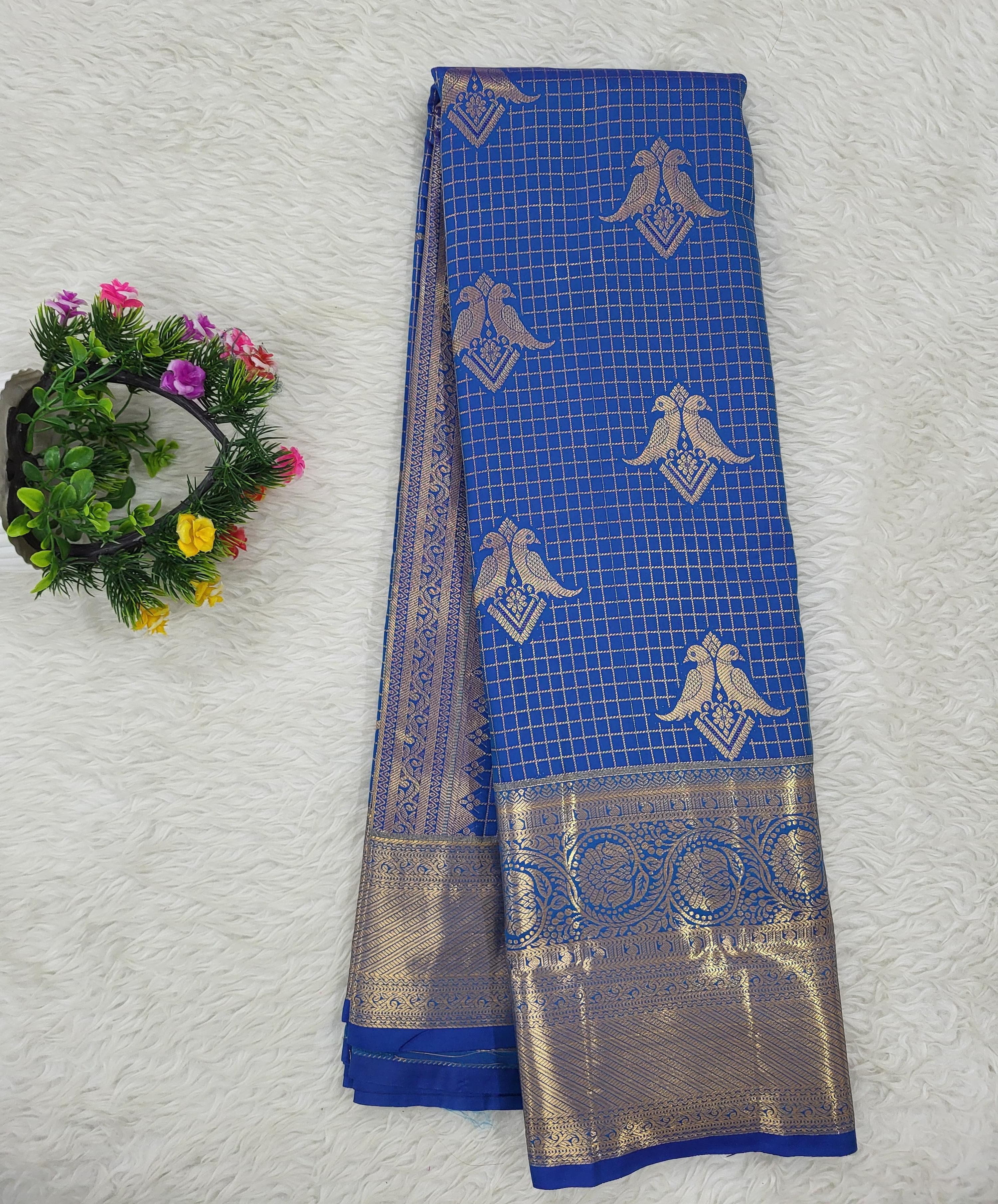 Semi Kanchipattu Saree