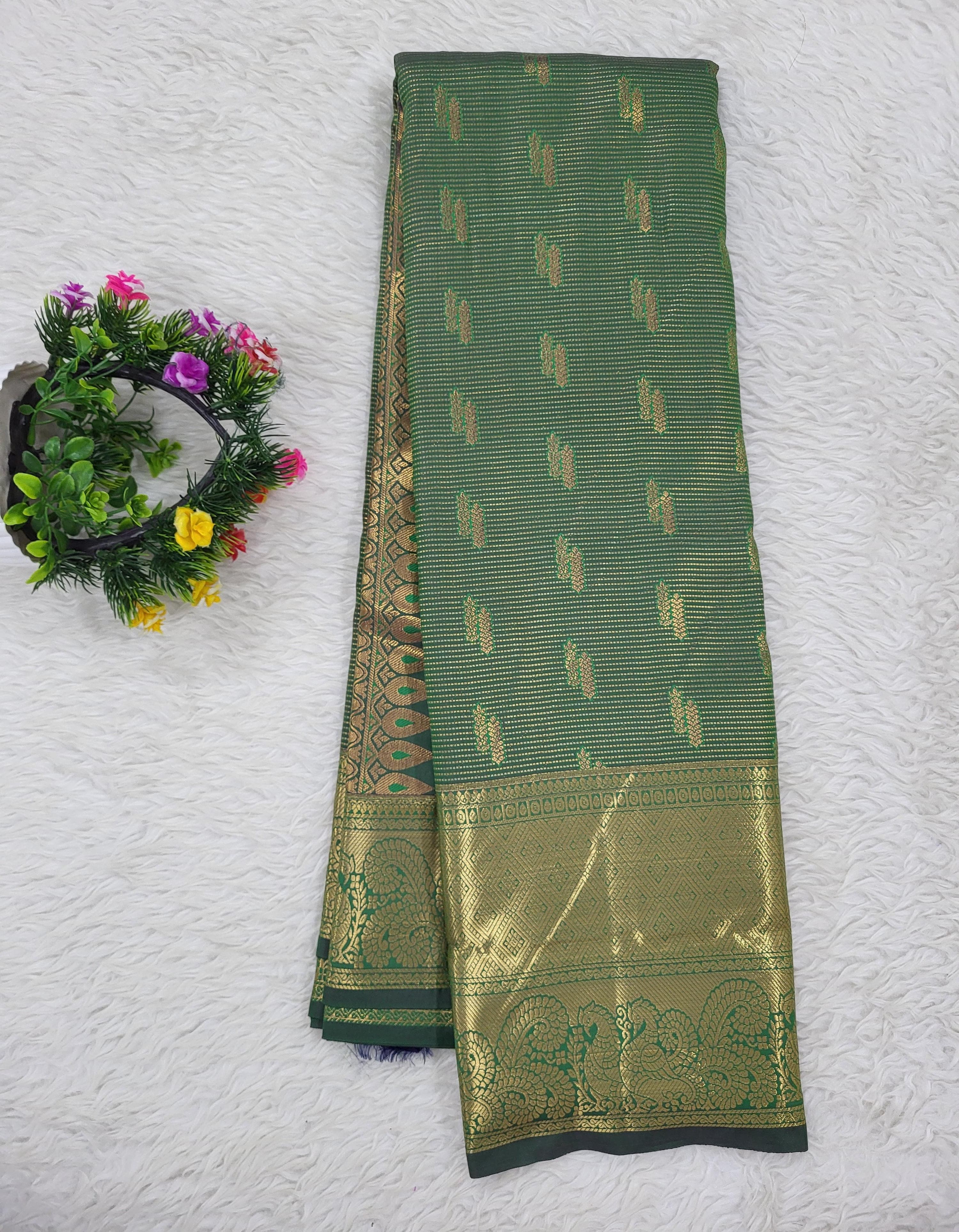 Semi Kanchipattu Saree