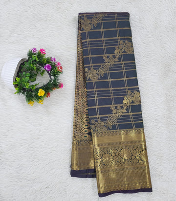 Semi Kanchipattu Saree