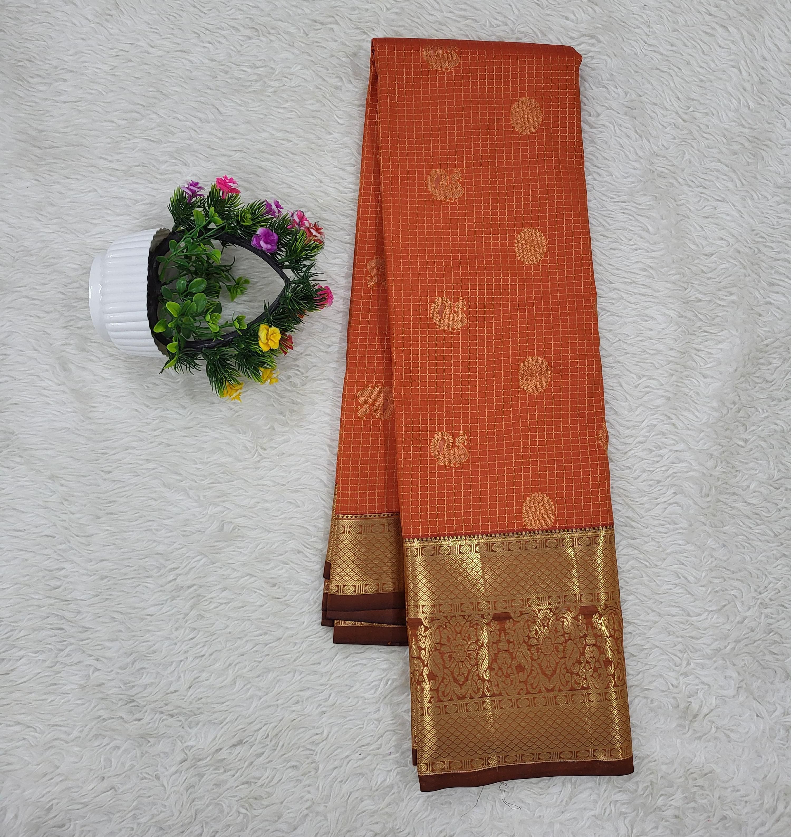 Semi Kanchipattu Saree