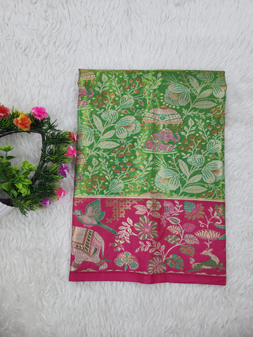 (0–1 Year) Lehenga – Unstitched (Blouse + Material)