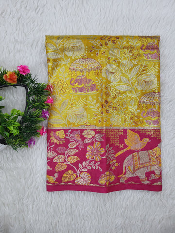 (0–1 Year) Lehenga – Unstitched (Blouse + Material)