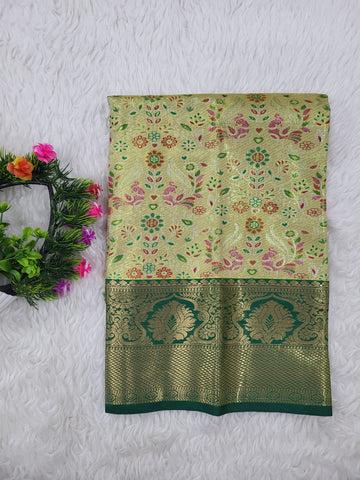 (0–1 Year) Lehenga – Unstitched (Blouse + Material)