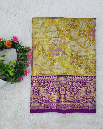 (0–1 Year) Lehenga – Unstitched (Blouse + Material)