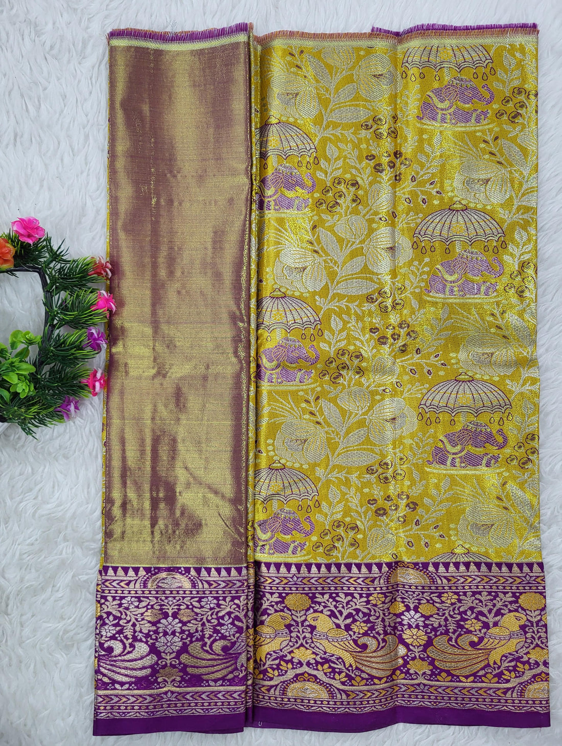 (0–1 Year) Lehenga – Unstitched (Blouse + Material)