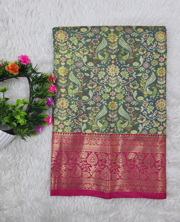 (0–1 Year) Lehenga – Unstitched (Blouse + Material)