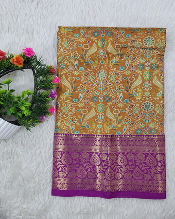 (0–1 Year) Lehenga – Unstitched (Blouse + Material)