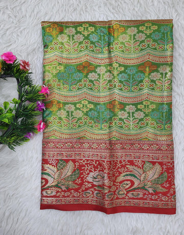 (0–1 Year) Lehenga – Unstitched (Blouse + Material)