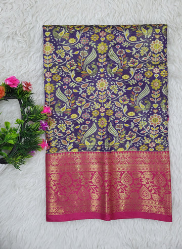 (0–1 Year) Lehenga – Unstitched (Blouse + Material)