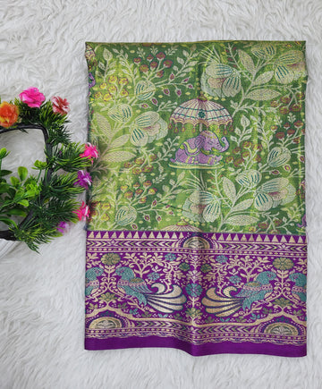 (0–1 Year) Lehenga – Unstitched (Blouse + Material)