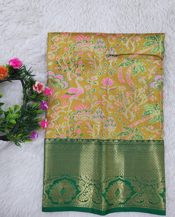 (0–1 Year) Lehenga – Unstitched (Blouse + Material)