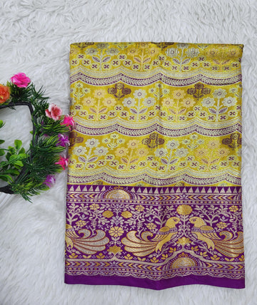 (0–1 Year) Lehenga – Unstitched (Blouse + Material)