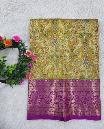 (0–1 Year) Lehenga – Unstitched (Blouse + Material)