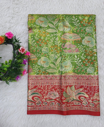 (0–1 Year) Lehenga – Unstitched (Blouse + Material)
