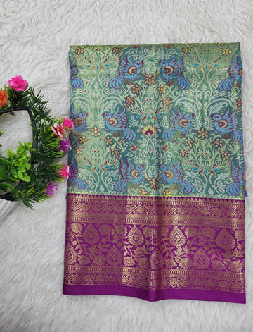 (0–1 Year) Lehenga – Unstitched (Blouse + Material)