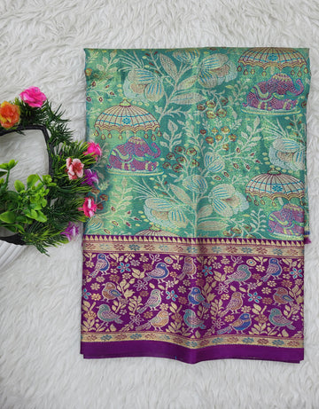(0–1 Year) Lehenga – Unstitched (Blouse + Material)
