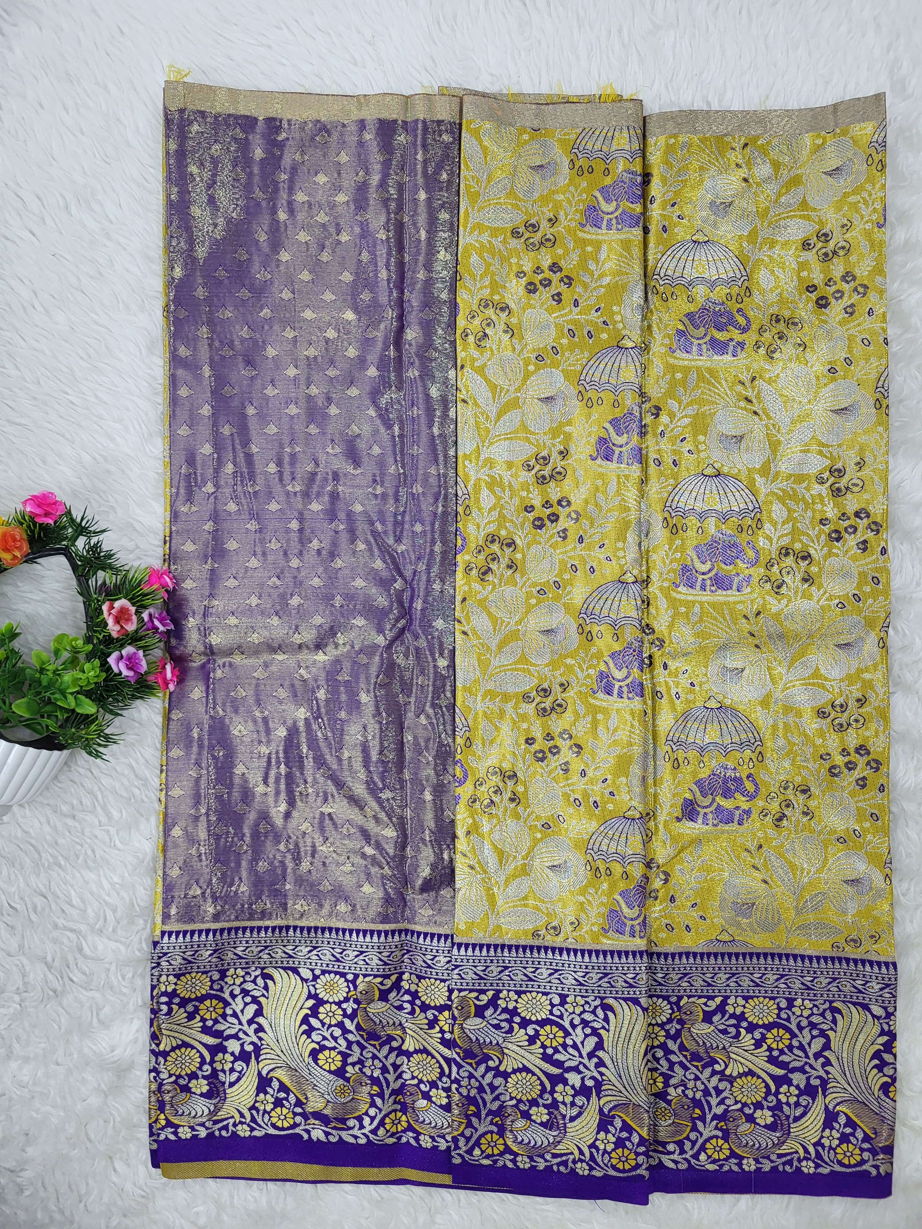 (2–5 Years) Lehenga -  Unstitched (Blouse + Material)
